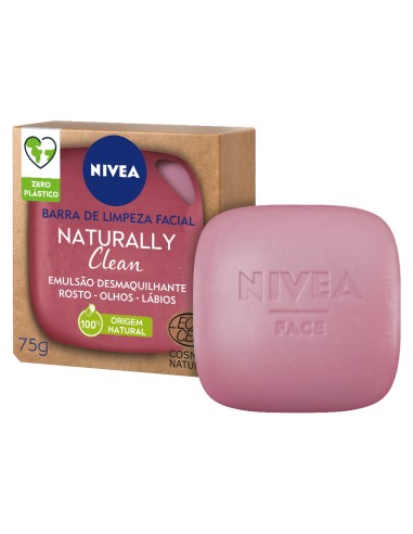 Nivea Naturally Clean Make-up Removing Cleansing Bar 75g