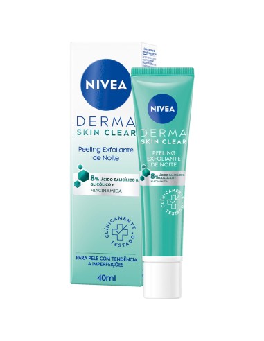 Nivea Derma Skin Clear Peeling Night Exfoliator 40ml