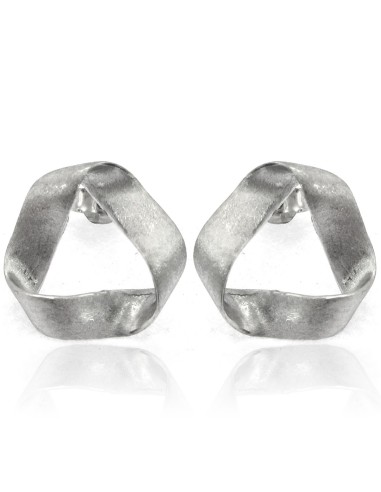 MRIO Margot Infinity Loop Earrings Silver