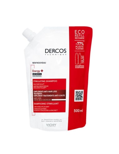 Dercos Technique Energy Stimulating Shampoo Refill 500ml
