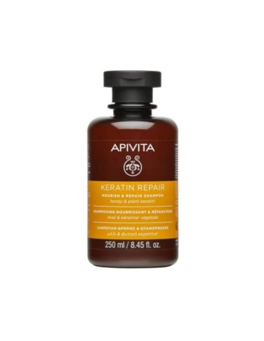 Apivita Keratin Repair Nourish and Repair Shampoo 250ml