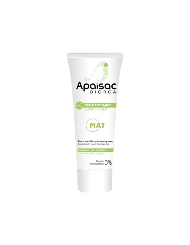 Apaisac Mat Matifying and Moisturising Emulsion 40ml