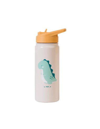 Saro Thermos Bottle with Straw Sand 500ml