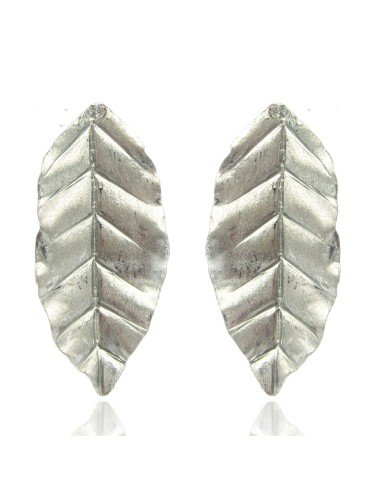 MRio Spirit Silver Leaf Earrings