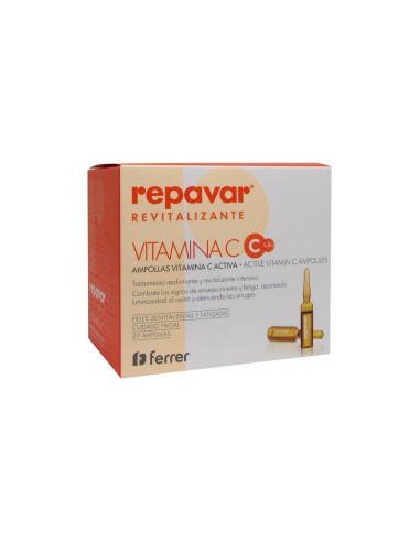 Repavar Revitalizing Vitamin C Ampoules x20