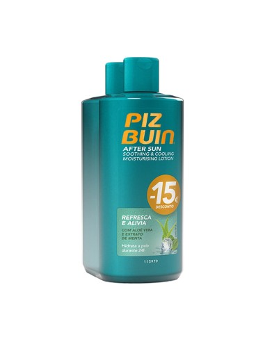 Piz Buin Duo After Sun Soothing and Cooling Moisturising Lotion 200ml