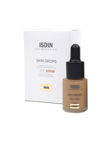 Isdinceuticcs Skin Drops Adaptive Fluid Makeup Bronze 15ml