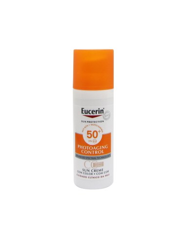 Eucerin Sun Cream with Face Colour SPF50 Medium Tone 50ml
