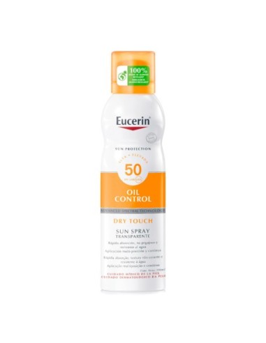 Eucerin Sun Transparent Spray Dry Touch SPF50 200ml