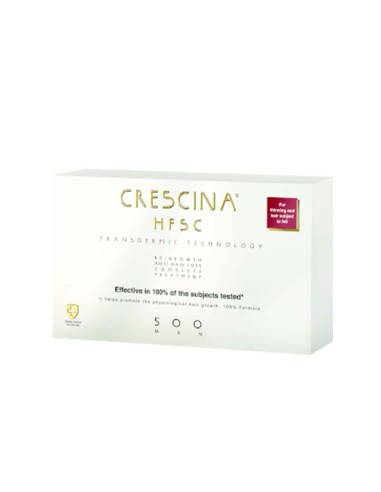 Crescina HFSC Transdermic Technology Complete Treatment 500 Man 10 more 10x3,5ml