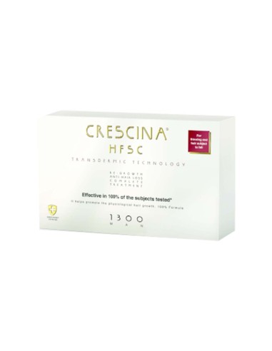 Crescina HFSC Transdermic Technology Complete Treatment 1300 Man 10 more 10x3,5ml