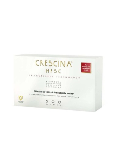 Crescina HFSC Transdermic Technology Complete Treatment 500 Woman 10 more 10x3,5ml
