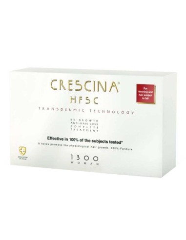Crescina HFSC Transdermic Technology Complete Treatment 1300 Woman 10 more 10x3,5ml