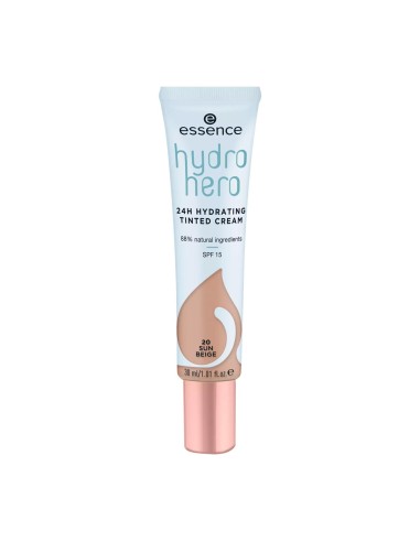 Essence Hydro Hero 24h Hydrating Tinted Cream SPF15 10 Soft Nude 30ml