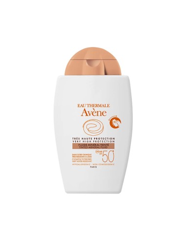 Avène Sun Mineral Fluid with Colour SPF50+ 40ml