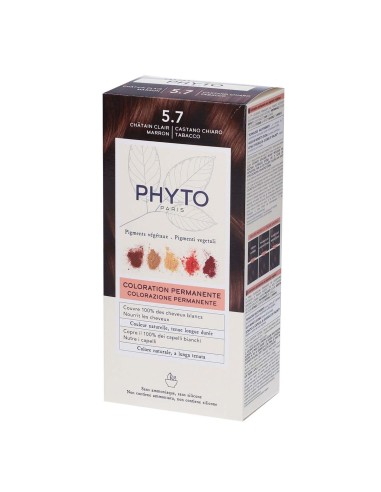 Phyto Color Permanent Coloring with Vegetable Pigments 5.7 Light Brown Brown