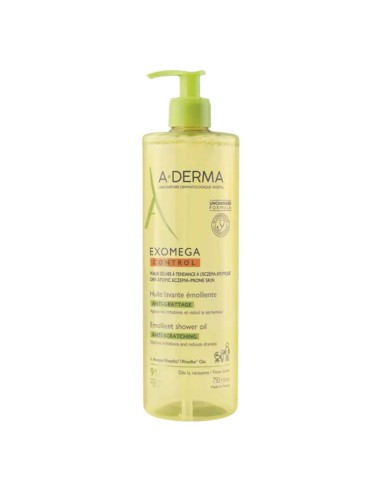 A-Derma Exomega Control Emollient Shower Oil 750ml