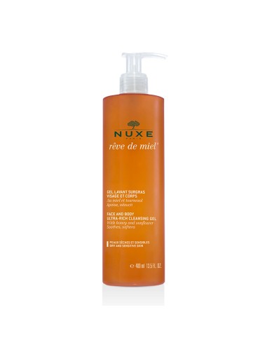 Nuxe Rêve de Miel Nourishing Cleansing Gel for Face and Body 400ml