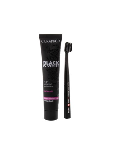 Curaprox Black is White Pack Toothpaste Toothbrush