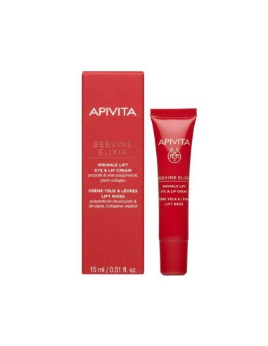 Apivita Beevine Elixir Anti-Wrinkle Eye and Lip Cream with Lifting Effect 15ml