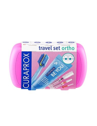 Curaprox Travel Set Ortho Pink