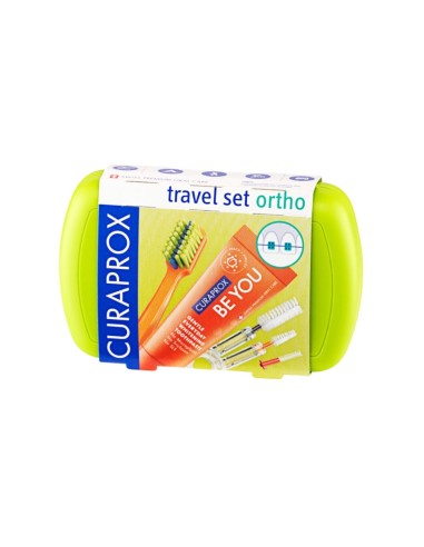 Curaprox Travel Set Ortho Green