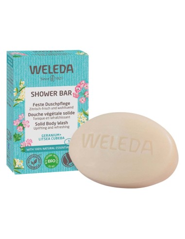 Weleda Solid Body Wash Geranium and Litsea cubeba 75g