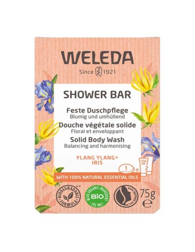 Weleda Solid Body Wash Ylang Ylang and Iris 75g