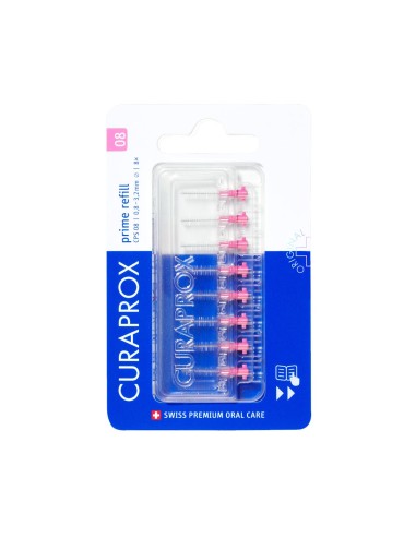 Curaprox Prime Refill 08 Brushes x8