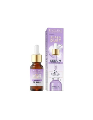 Eveline Cosmetics Super Duet Repair Serum with Retinol 18ml