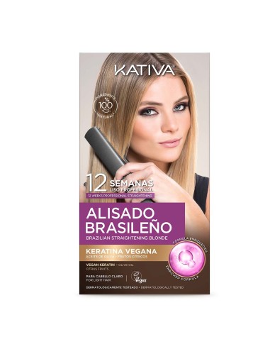 Kativa Brazilian Straightening Kit for Light Hair