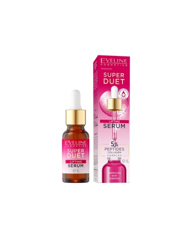 Eveline Cosmetics Super Duet Lifting Serum with Peptides 18ml