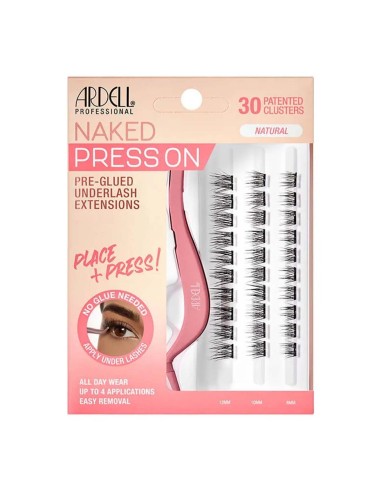 Ardell Naked Press On Pre Glued Underlash Extensons Natural 30uni