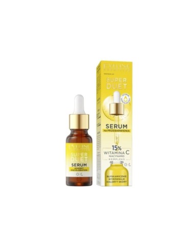 Eveline Cosmetics Super Duet Serum Against Discoloration with Vitamin C 18ml