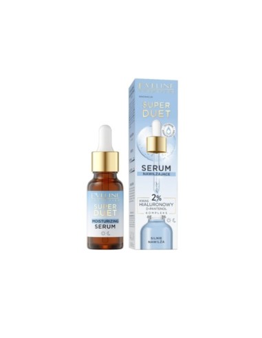 Eveline Cosmetics Super Duet Moisturizing Serum with Hyaluronic Acid 18ml