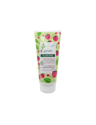 Klorane Petit Junior Raspberry Body and Hair Shower Gel 200ml