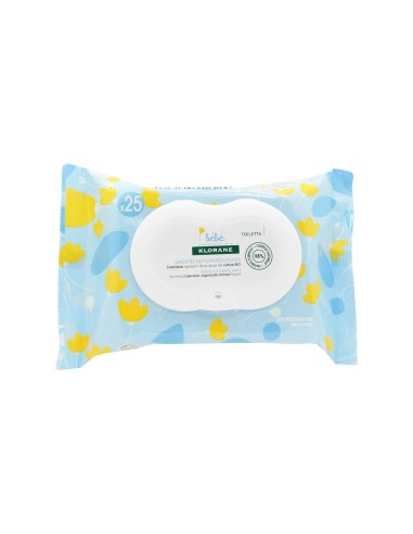 Klorane Baby Gentle Cleansing Wipes x25