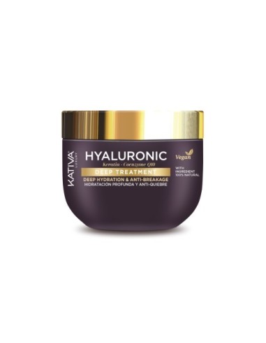 Kativa Hyaluronic Deep Hydration and Anti-Breakage Hair Mask 300ml