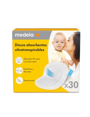 Medela Ultra-Breathable Breast Protectors 30 Units