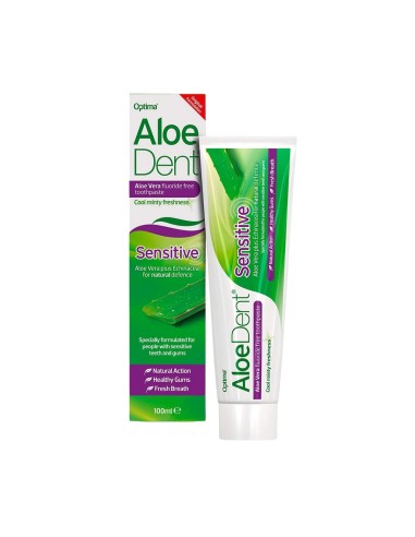 AloeDent Sensitive Fluoride-Free Toothpaste 100ml