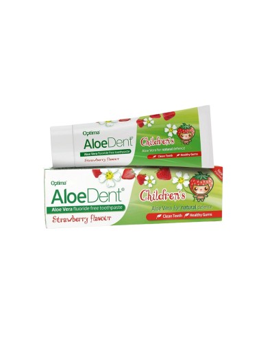 AloeDent Strawberry Flavored Children's Toothpaste 50ml