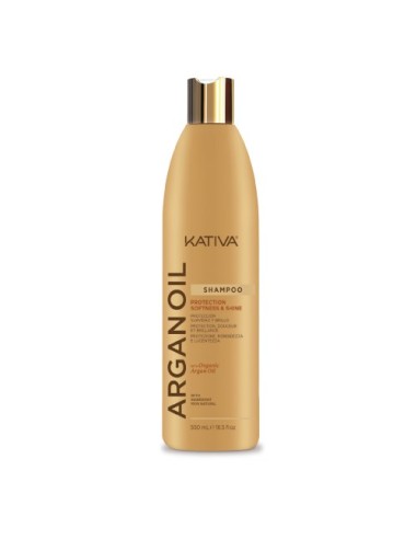 Kativa Argan Oil Shampoo Protection Softness and Shine 550ml