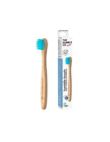 The Humble Co Bamboo Baby Toothbrush Blue