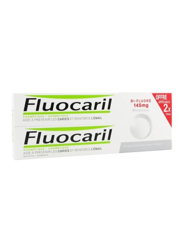 Fluocaril Bi-Fluoré 145mg Whitening Toothpaste 2x75ml