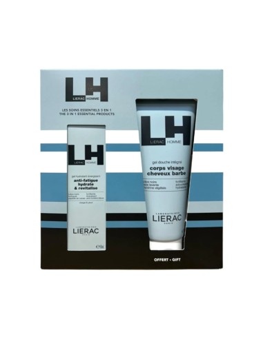 Lierac Homme Anti-Fatigue Gel 50ml & Shower Gel 200ml