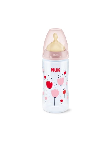 NUK First Choice Latex Temperature Indicator Bottle 6 + M L 300ml