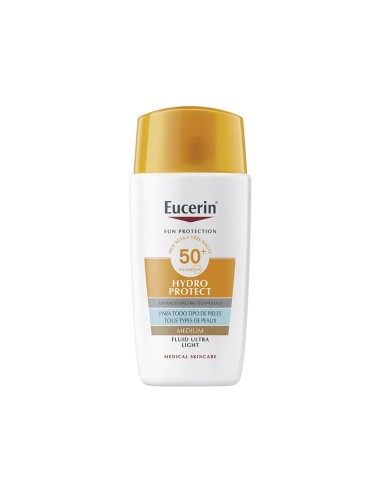 Eucerin Hydro Protect Ultra-Light Fluid with Color SPF50+ Medium 50ml
