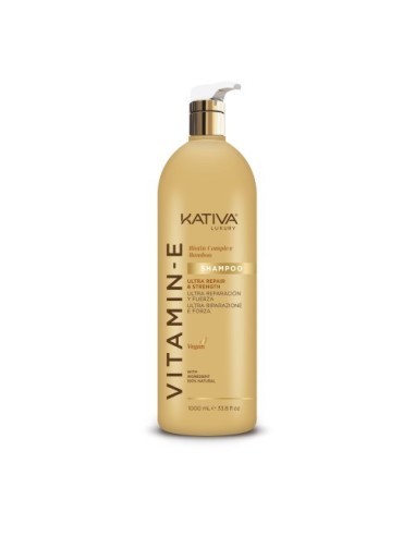 Kativa Vitamin E Shampoo Ultra Repair and Strength 1000ml