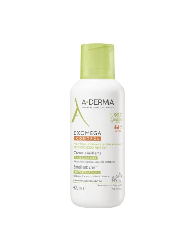 A-Derma Exomega Control Emollient Cream 400ml