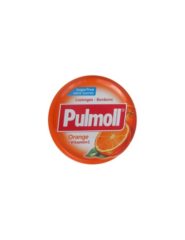 Pulmoll Orange Tablets + Vitamin C Sugar Free 45gr